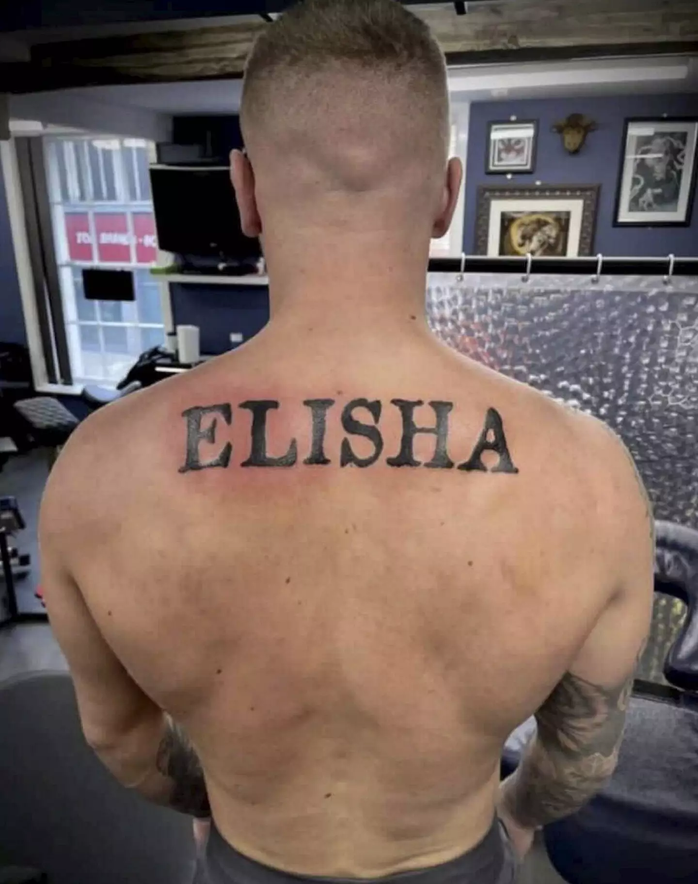 Elisha, a love story in tattoo form.