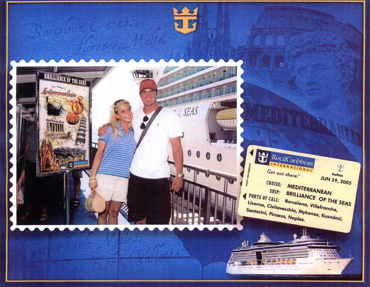 George Smith IV and wife Jennifer were enjoying their honeymoon when tragedy struck. (Royal Caribbean)