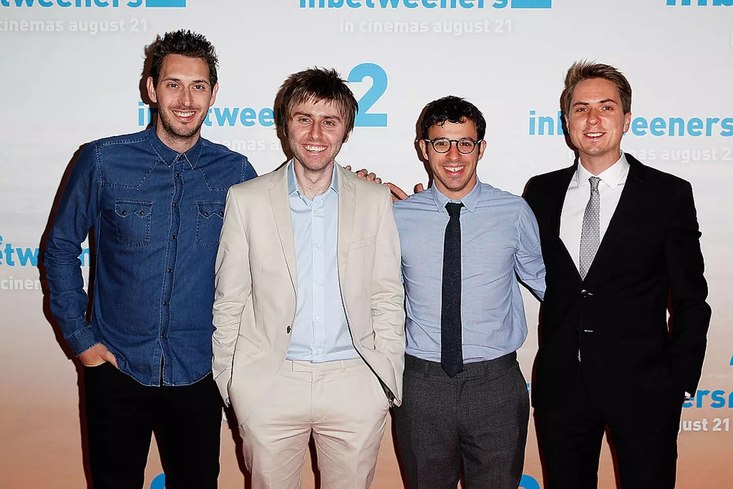 The foursome were last part of an Inbetweeners project in 2014 (Brendon Thorne/Getty Images)