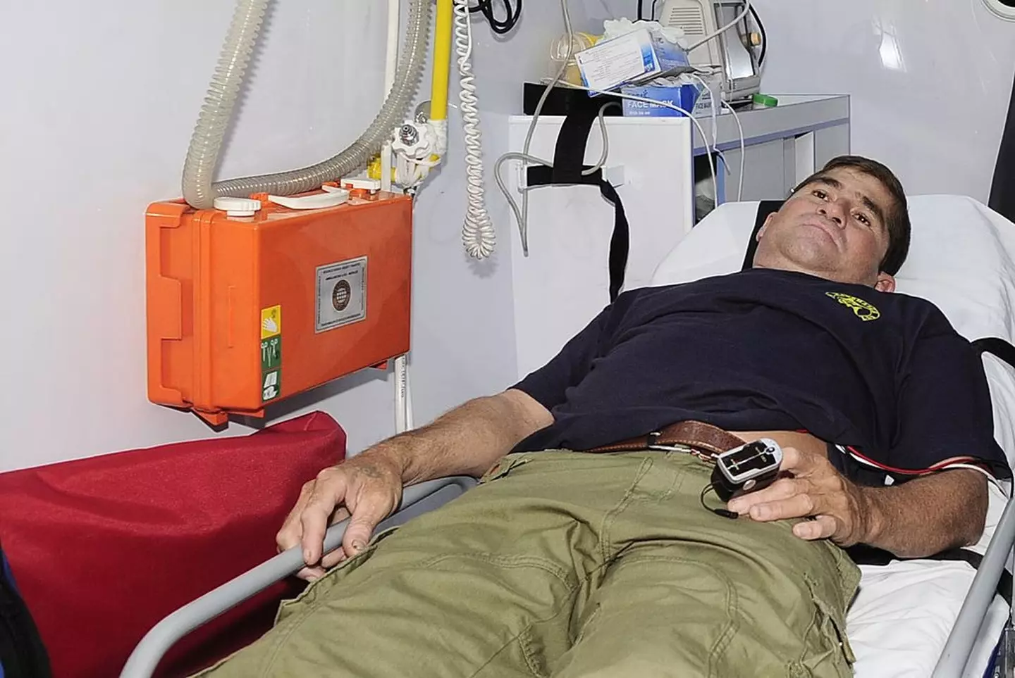 The poor man was out at sea for over a year. (JOSE CABEZAS/AFP via Getty Images)