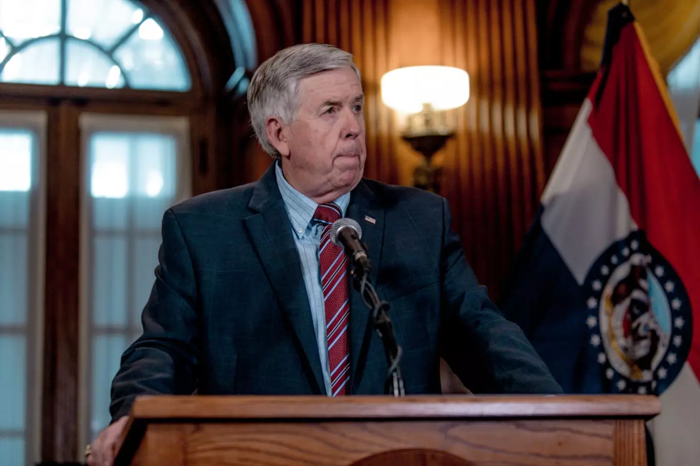 Missouri Governor Mike Parson rejected calls for clemency. (Jacob Moscovitch/Getty Images)