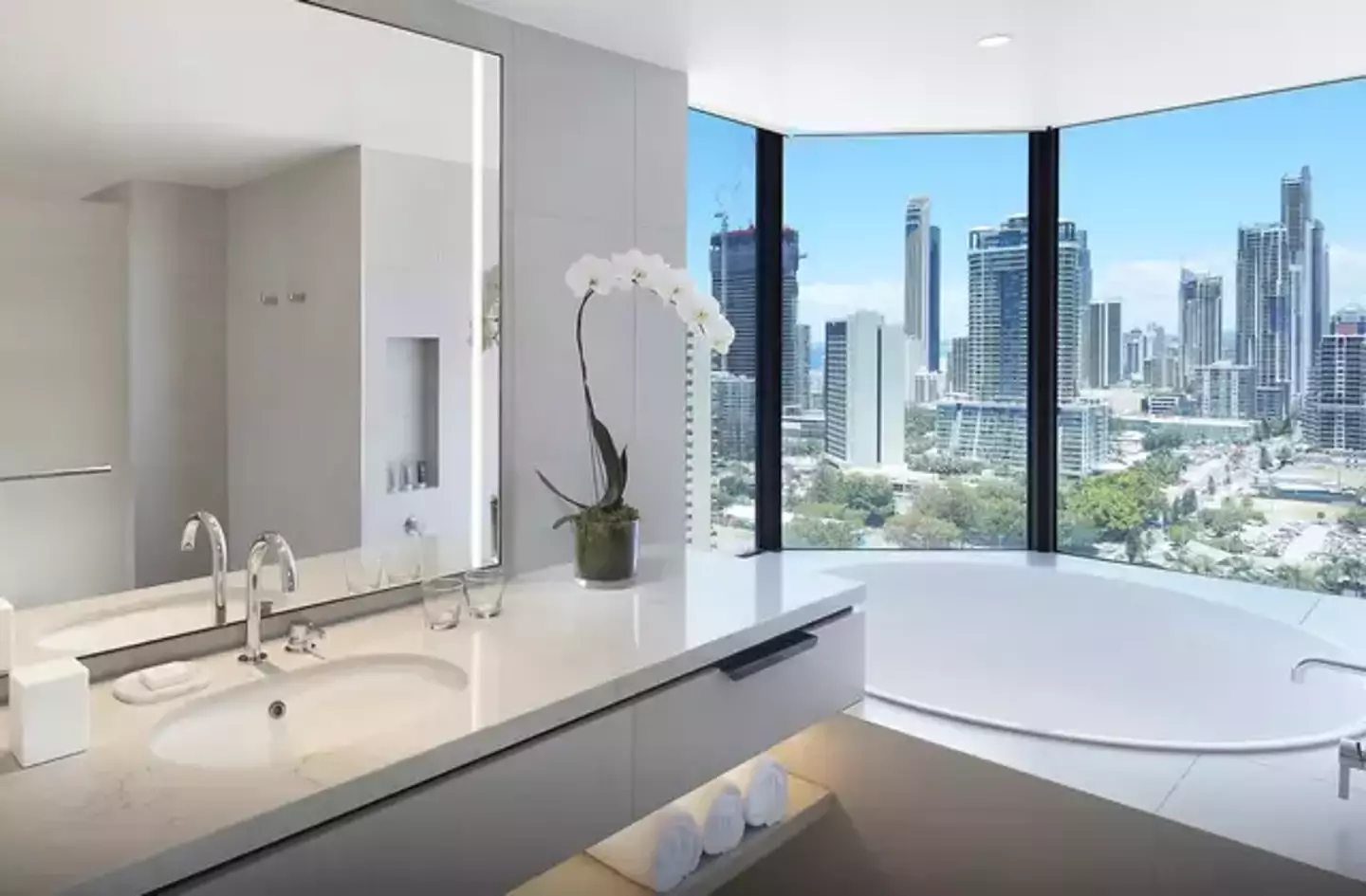 Quite a change of scenery (Marriott hotels)