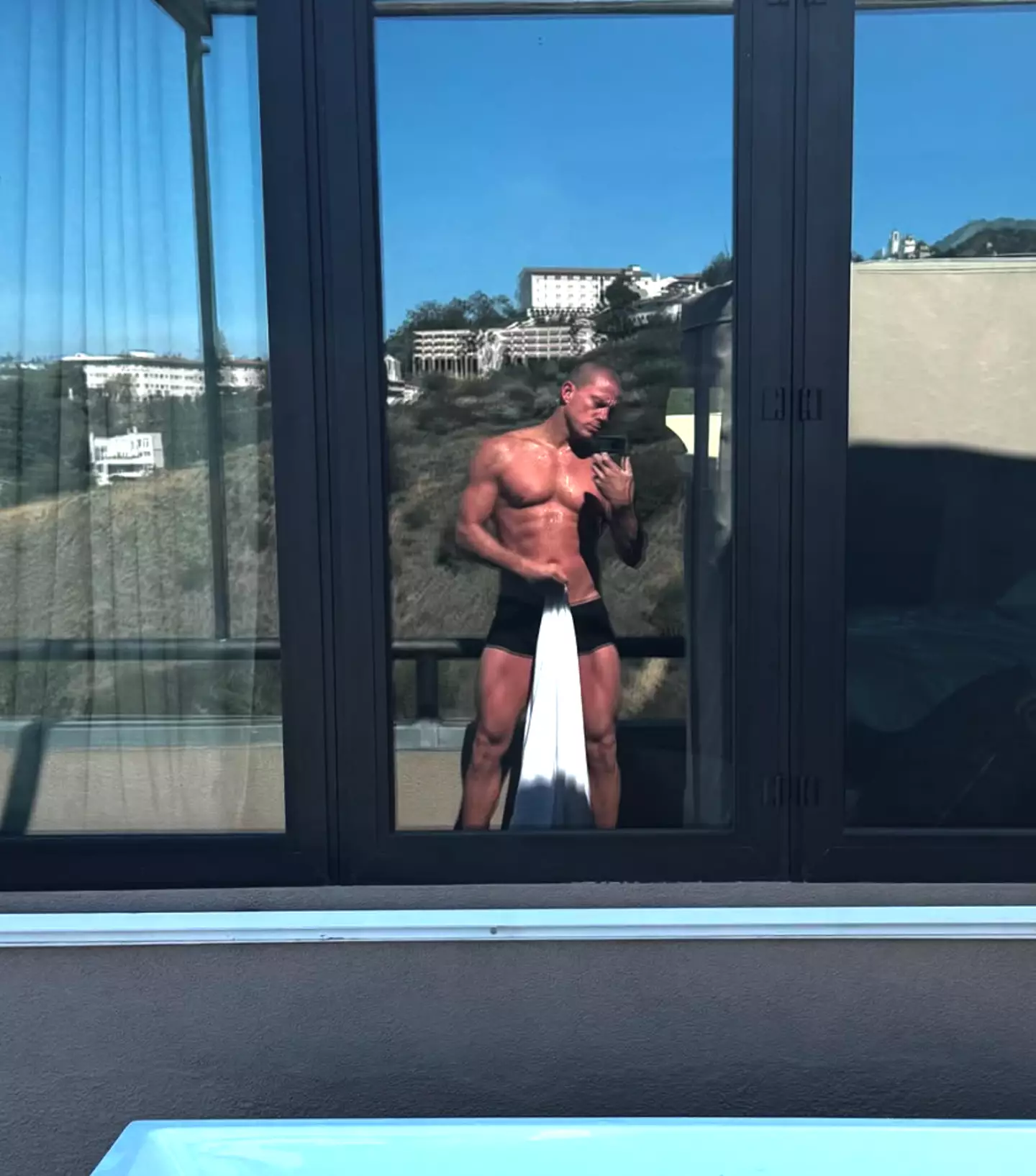 Channing Tatum said this photo was taken recently (Instagram/@channingtatum)