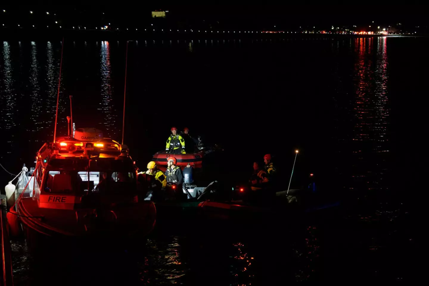 Emergency response teams responded to the incident (Andrew Harnik/Getty Images)