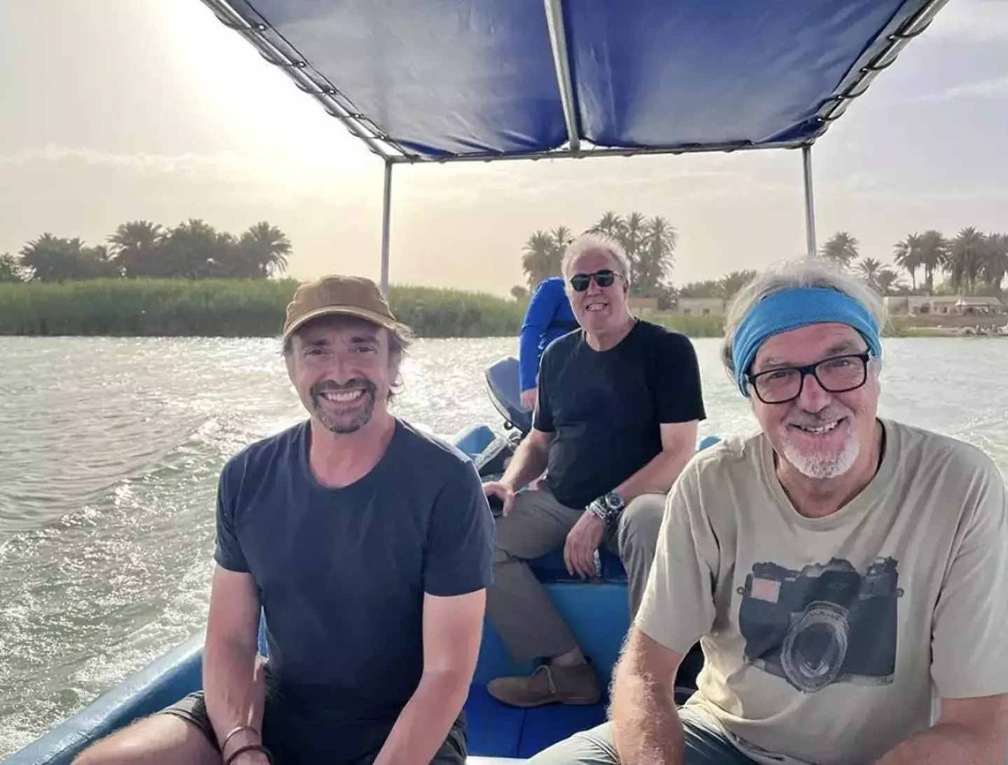 Footage from behind the scenes of The Grand Tour's latest adventure has finally been released.
