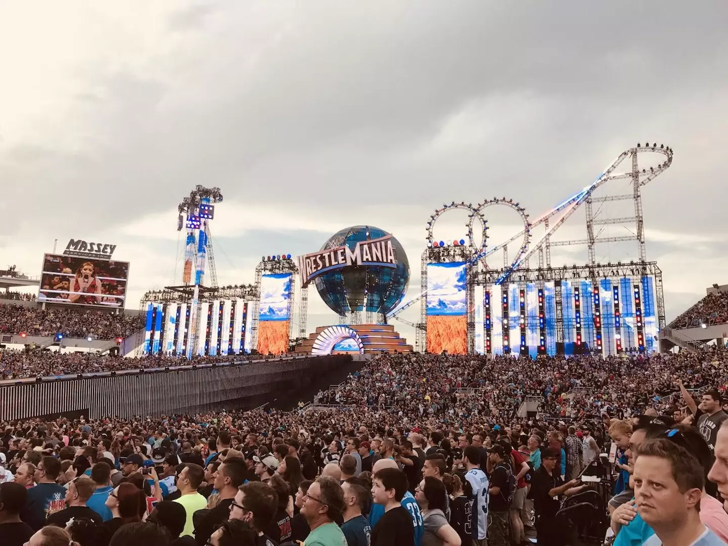 Wrestlemania 33 in 2017.