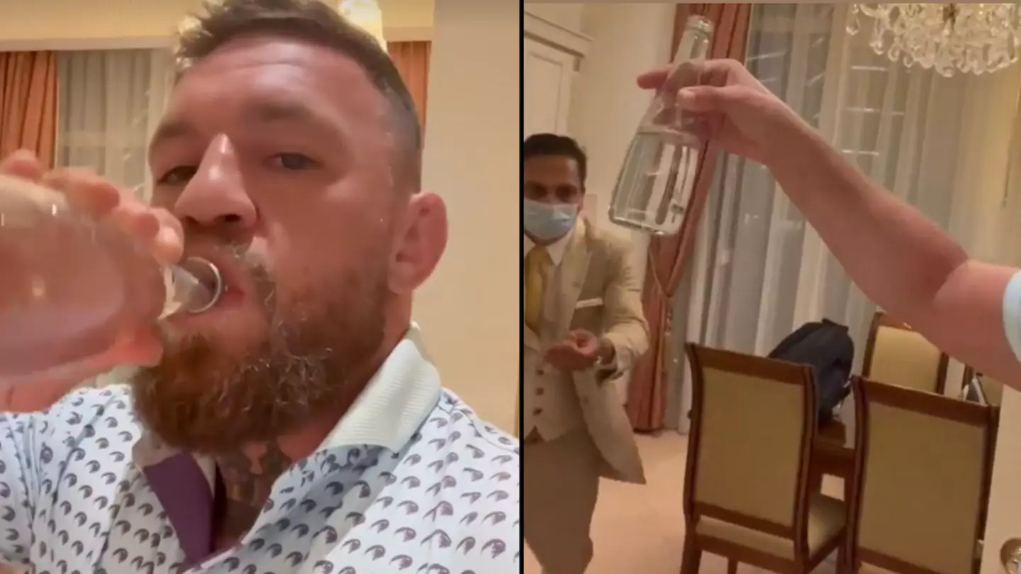 Conor McGregor's Fans Criticise Him For Sharing Clip Of Butler Getting Him Bottle Of Water