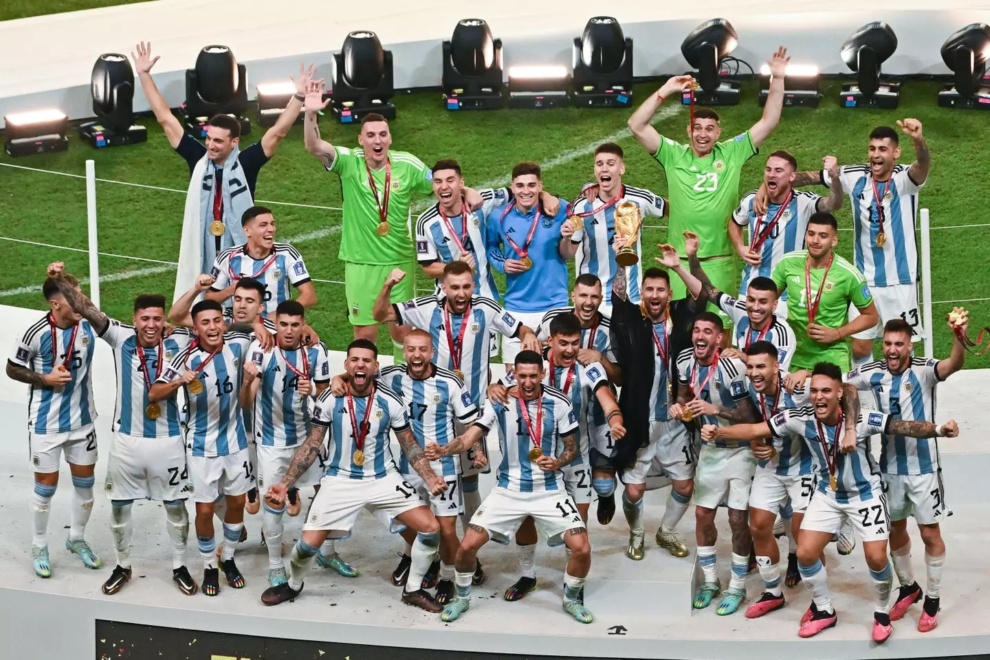 Messi was presented with a 'Beshth' after his team won the Qatar 2022 FIFA World Cup.