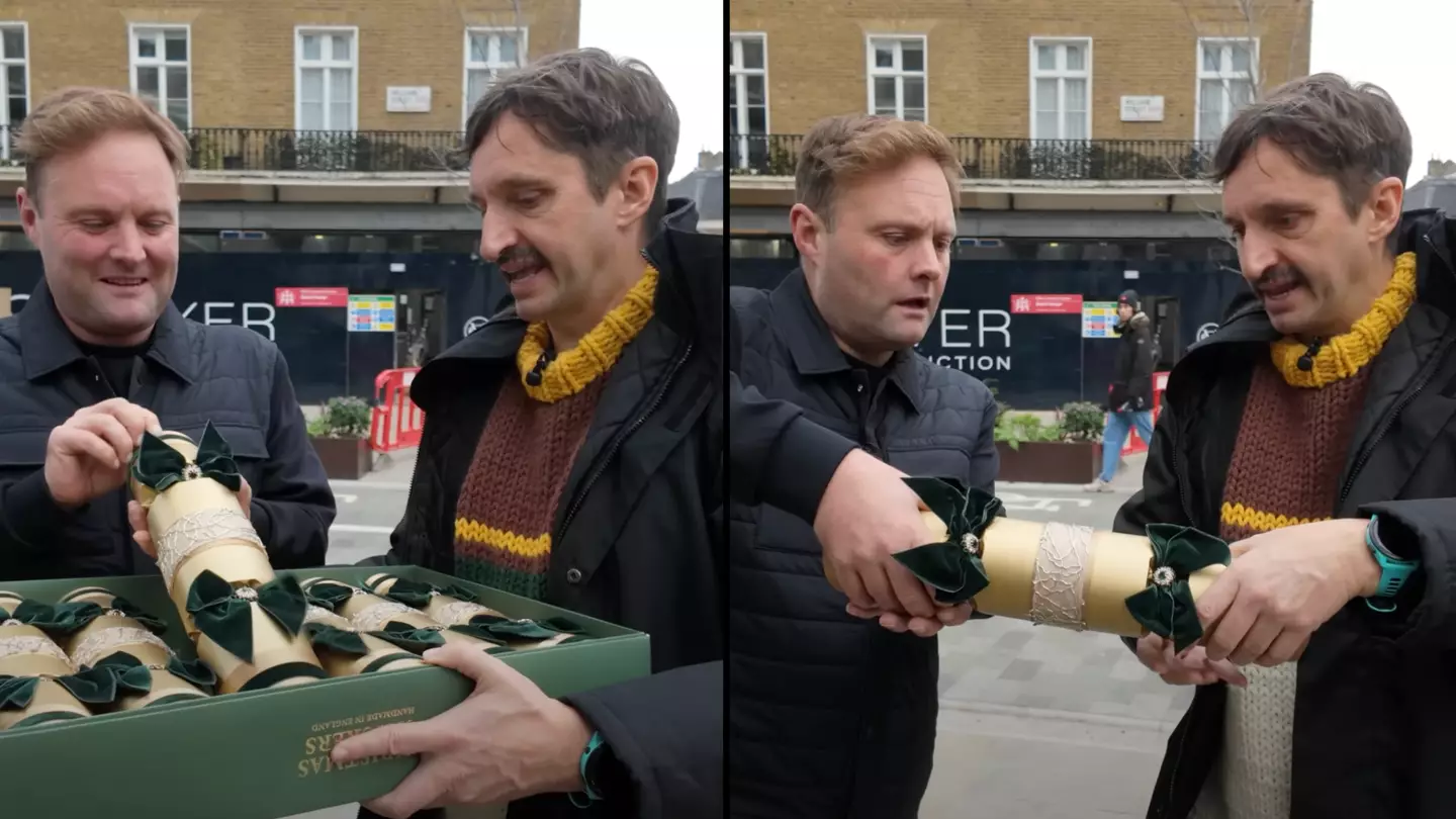 Man opens £700 Christmas crackers from Harrods and is left baffled by what's inside