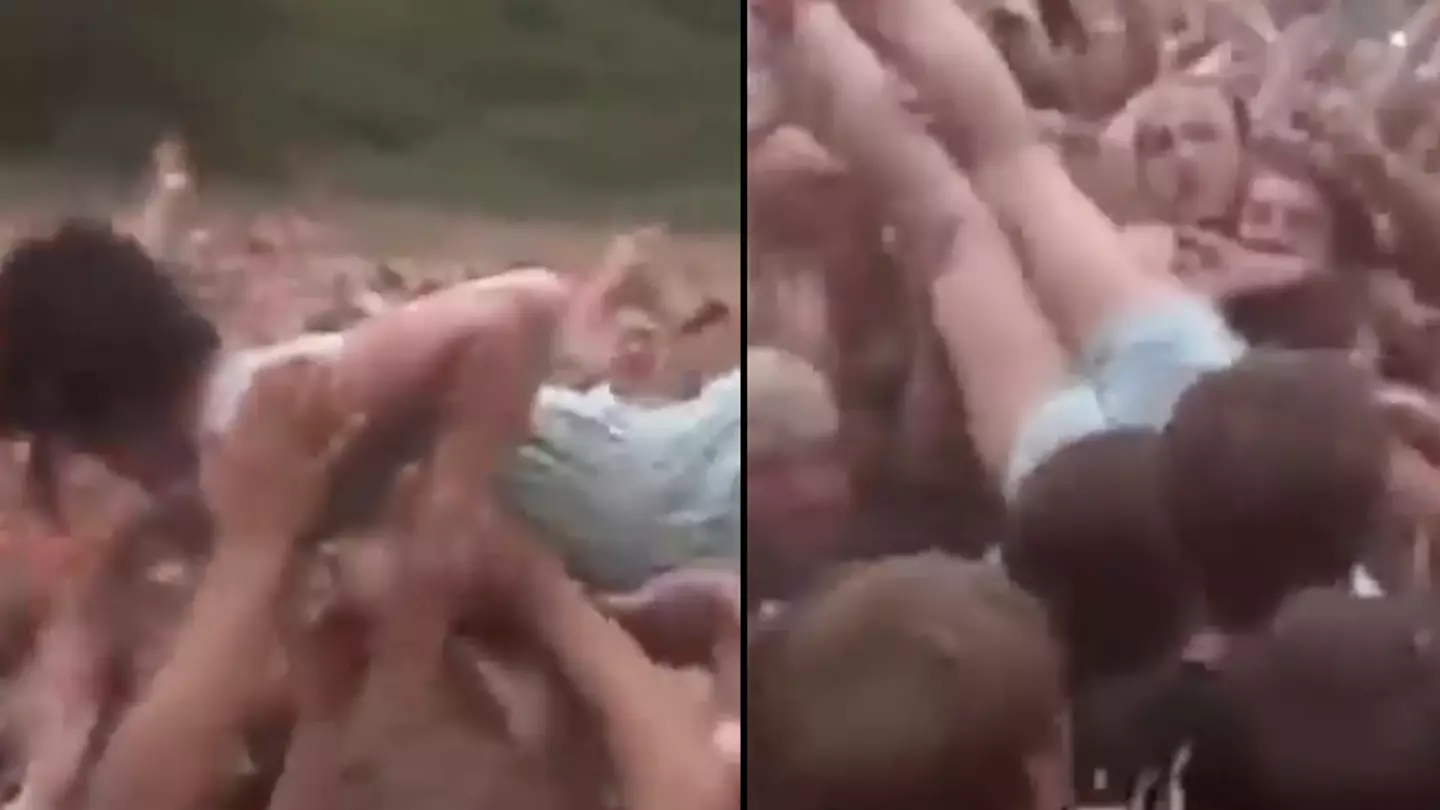 Katy Perry once tried to crowd surf and it went horribly wrong