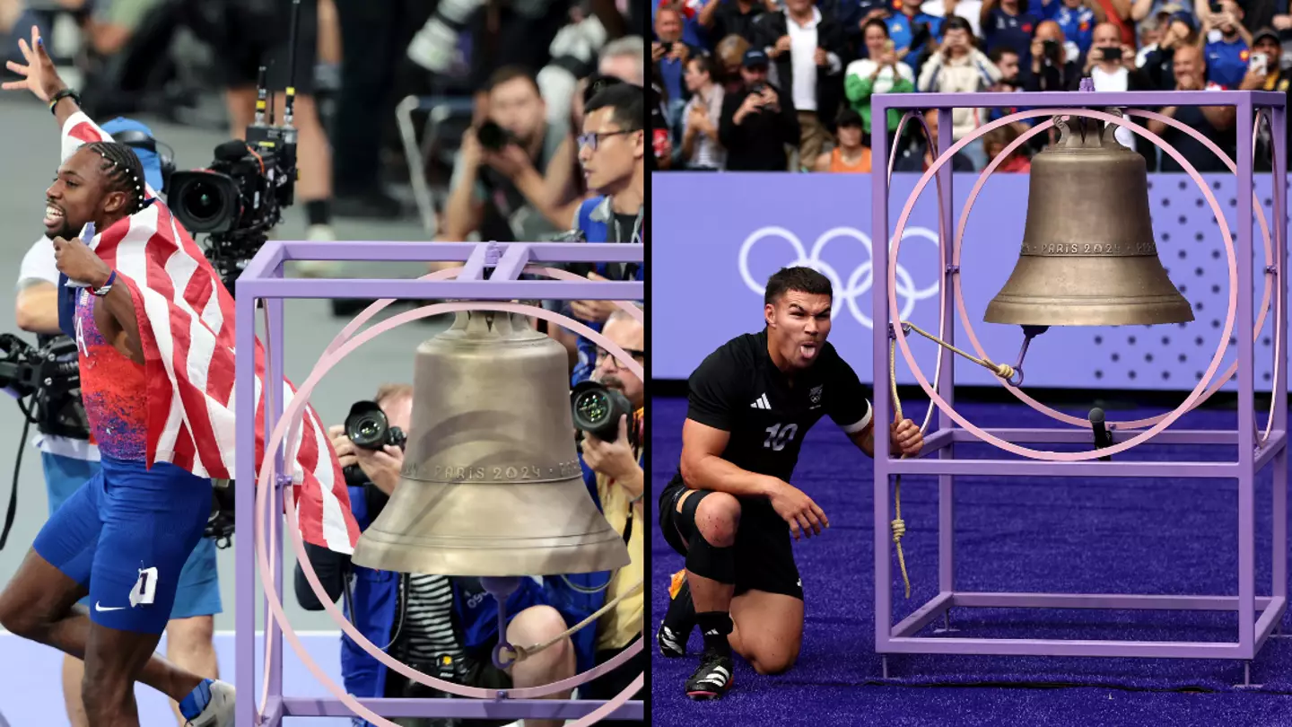 Why athletes are ringing a bell at the Paris Olympics
