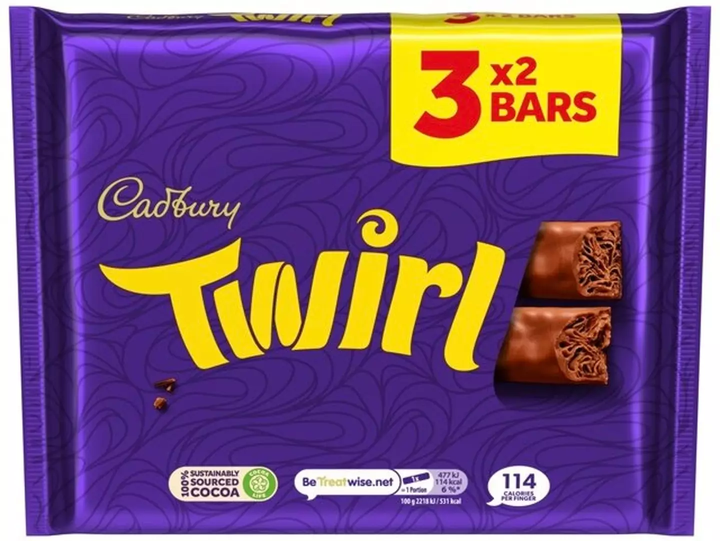 Cadbury's customers aren't a fan of the change to the Twirl multipacks (Ocado)