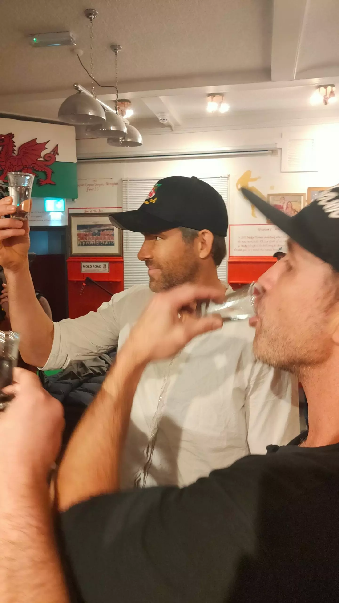 The pair even downed shots of gin the following day.