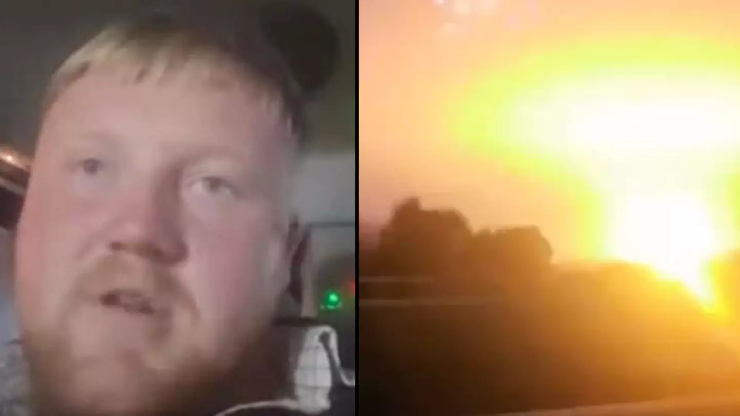 Kaleb Cooper rushes home after fireball explosion near his farm