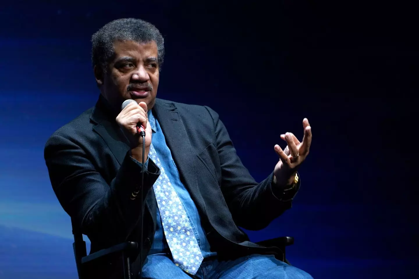 Neil deGrasse Tyson spoke about the threat of the asteroid, Apophis (John Lamparski/Getty Images)