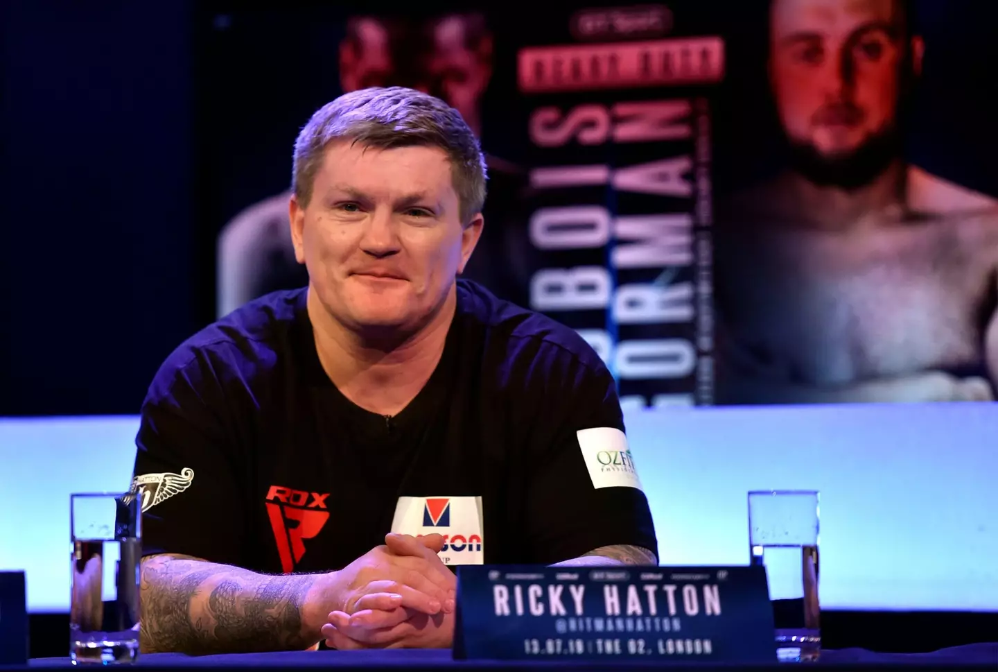 Hatton has been working as a trainer since retirement.