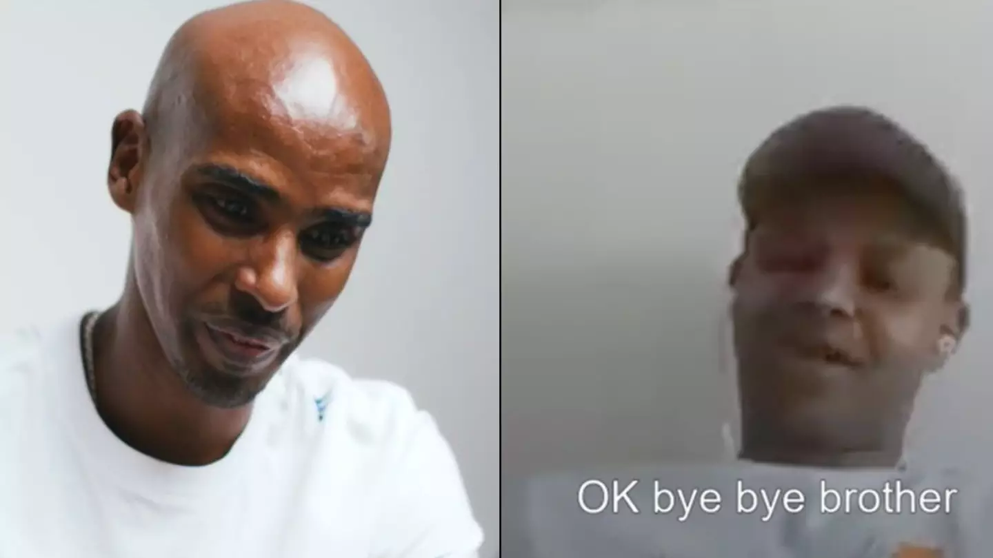 Emotional Mo Farah Meets The 'Real' Mo Farah For The Very First Time