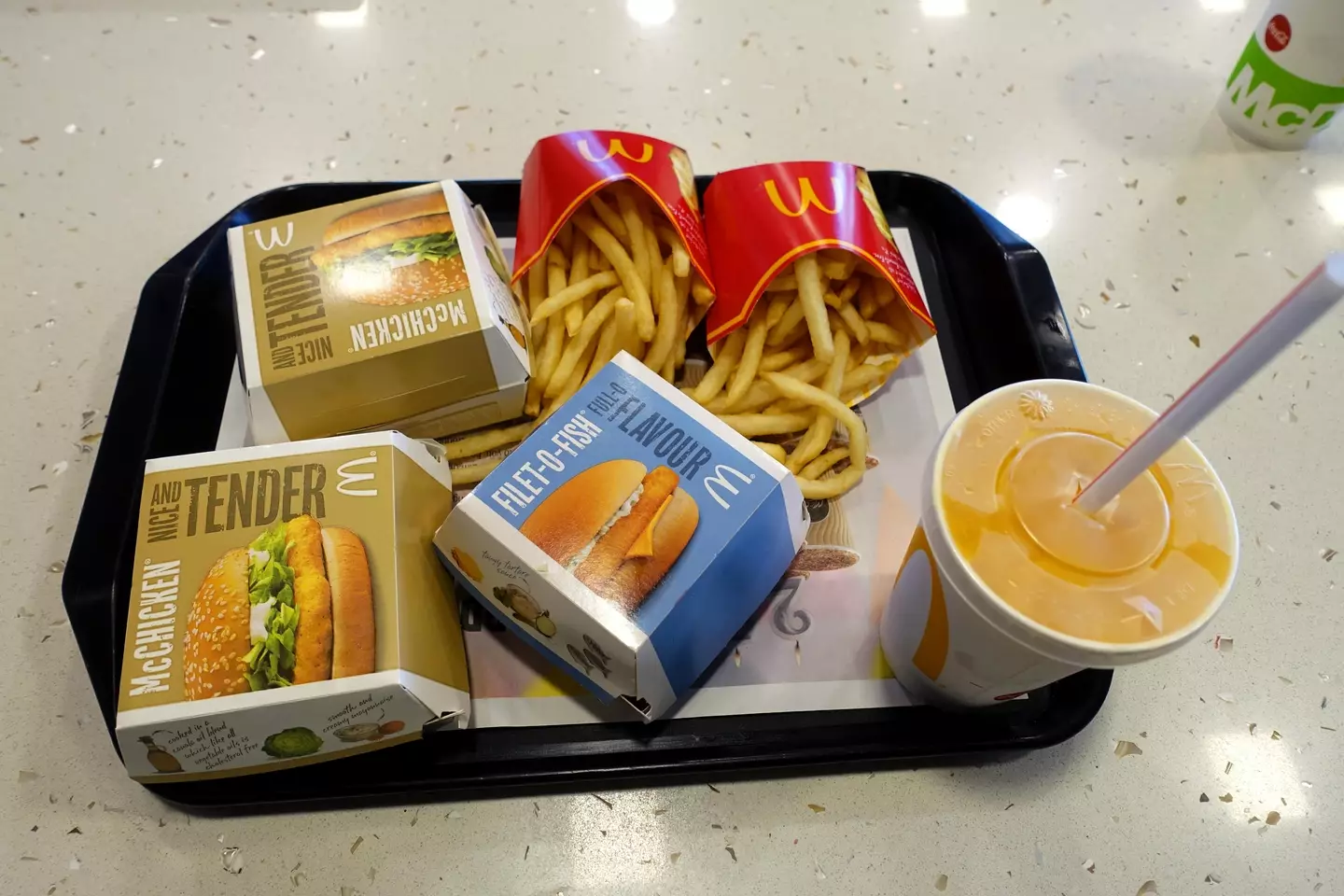 Some customers were adamant that their meals were smaller.