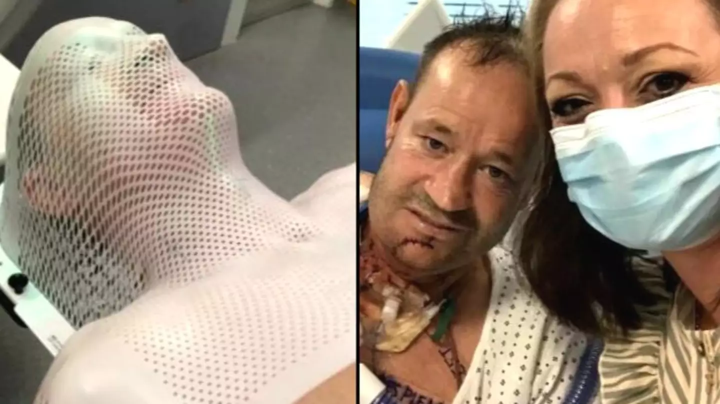 Man Survives Cancer And Keeps His Voice Thanks To Grim Reaper Tattoo Used To Reconstruct His Neck