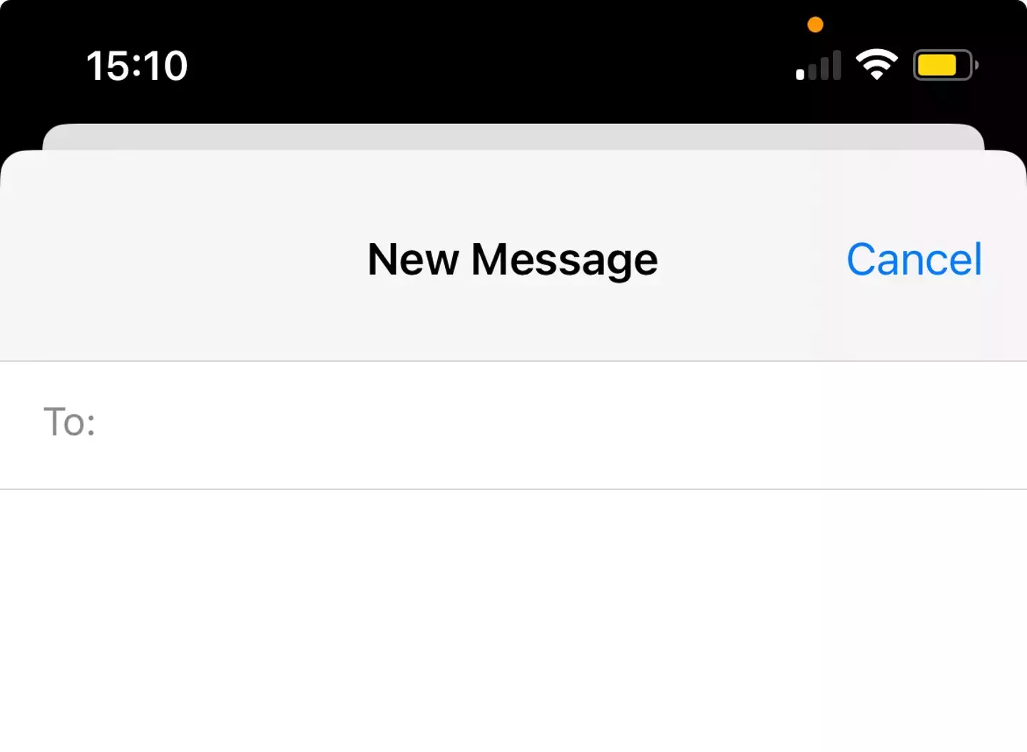 Ever wondered what this orange dot on your iPhone display means? (LADbible)