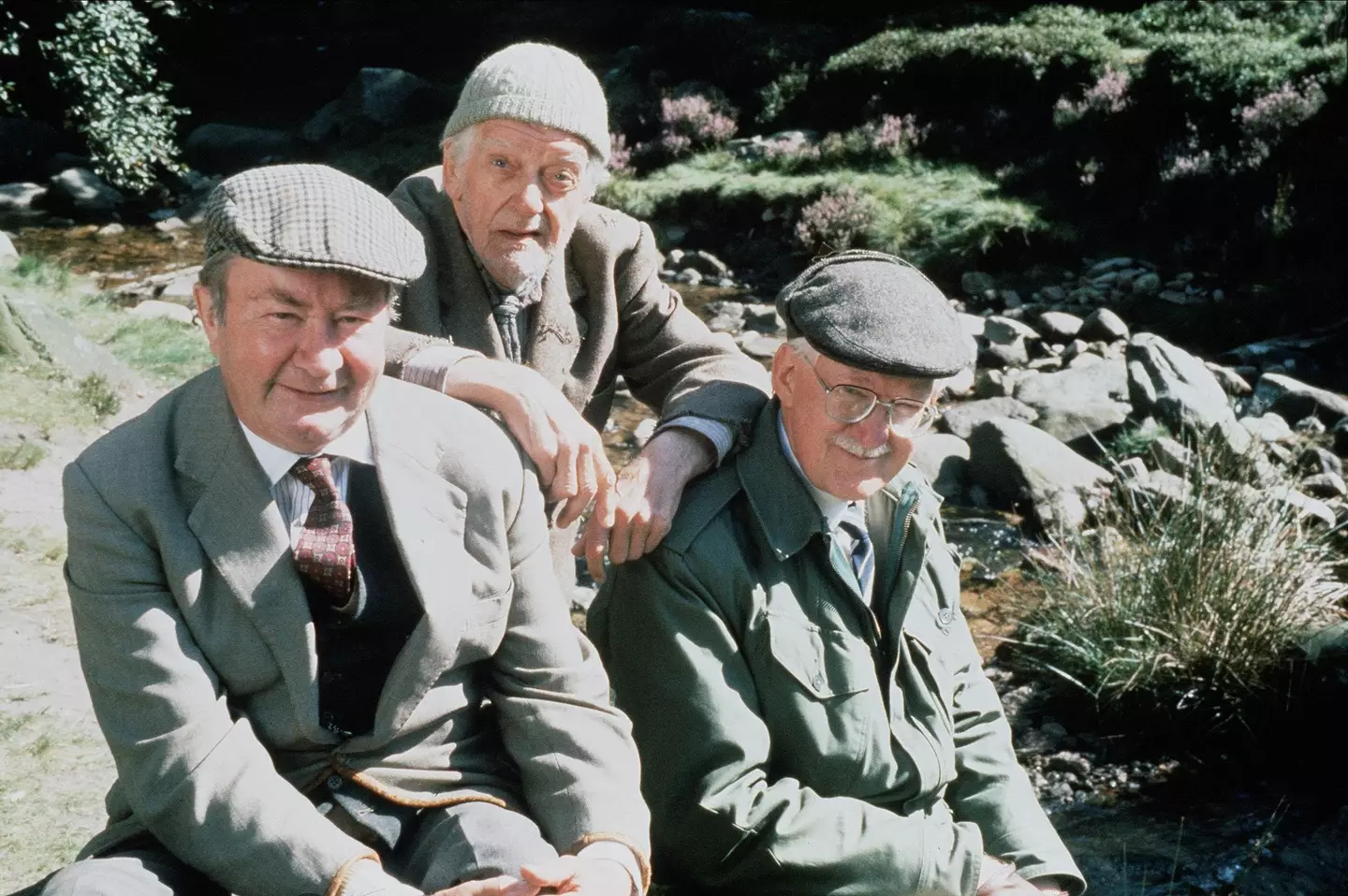 Tom Owen joined Last of the Summer Wine as the long lost son of his father Bill Owen's (middle) character Compo.