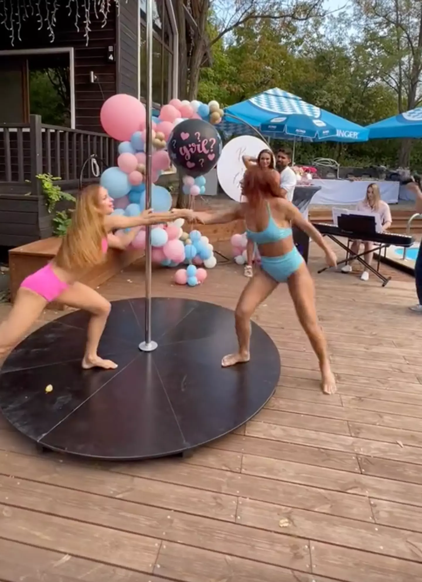 People have been left confused by the clip.