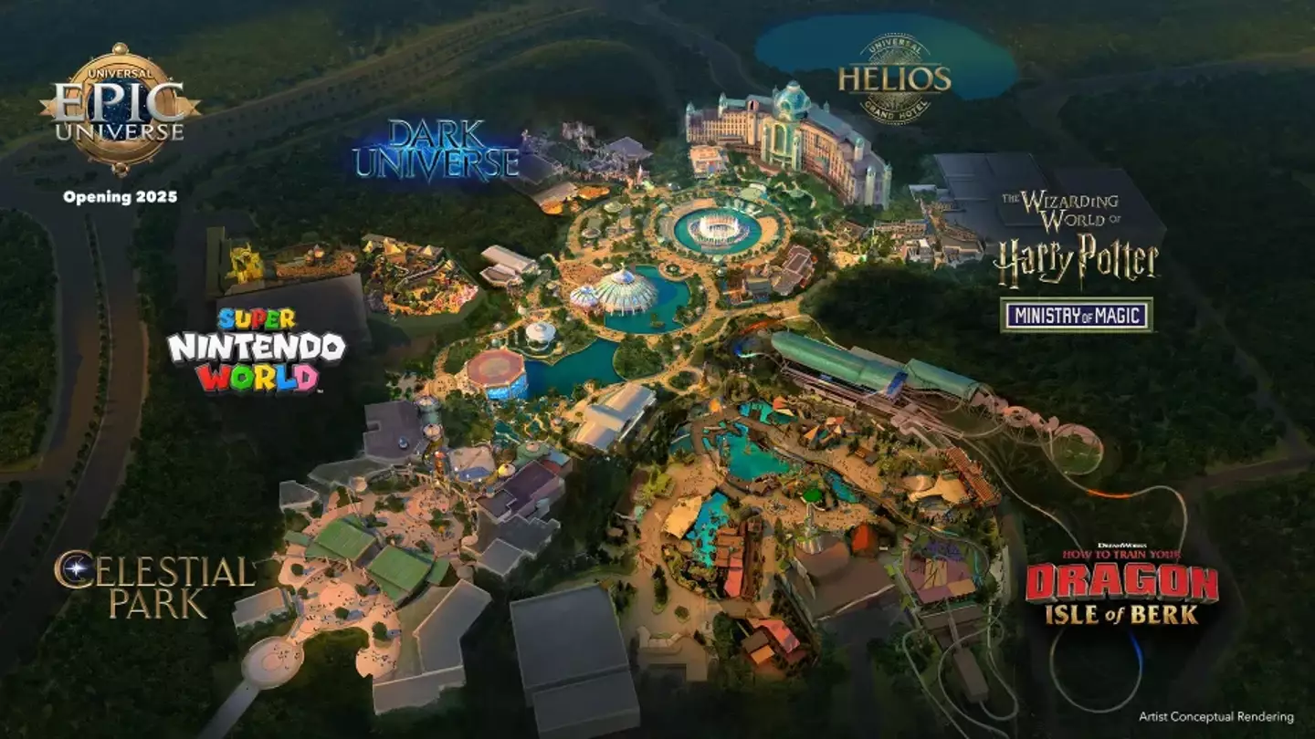 Universal is releasing a mega new theme park.