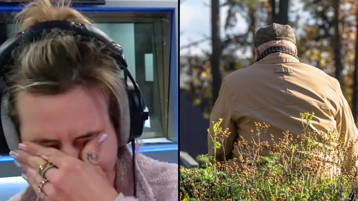 Radio host tears up after pensioner tells her he'll buy late wife headstone after winning £105k