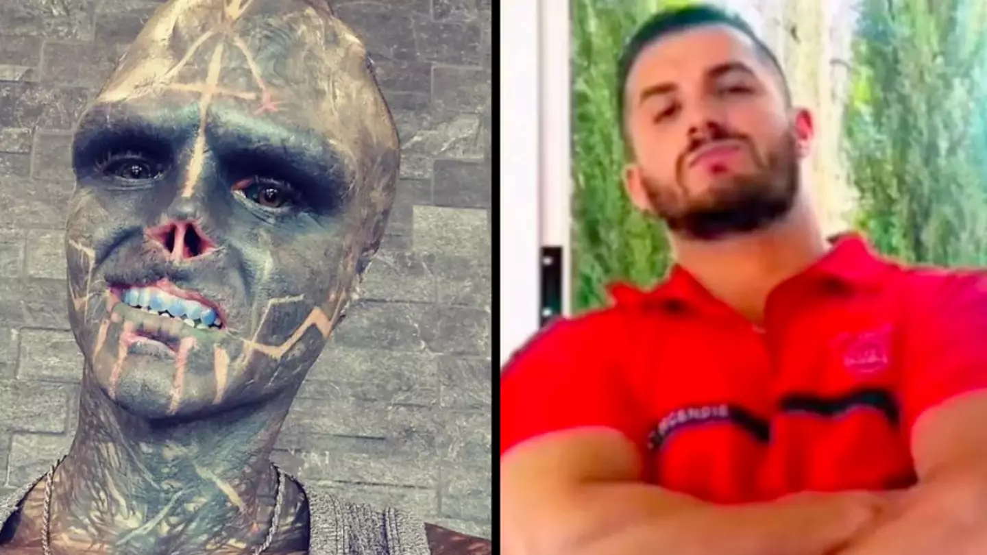 'Black Alien' says he used to be a 'very sexy guy' before his transformation