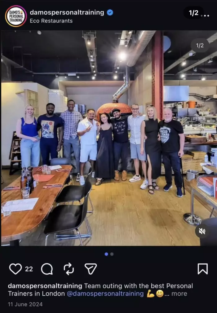 The pair were pictured together in June of 2024 (Instagram)