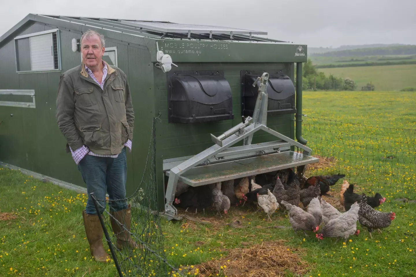 Clarkson said there's 'a lot of jumping' involved in farming, which wreaks havoc on his body.
