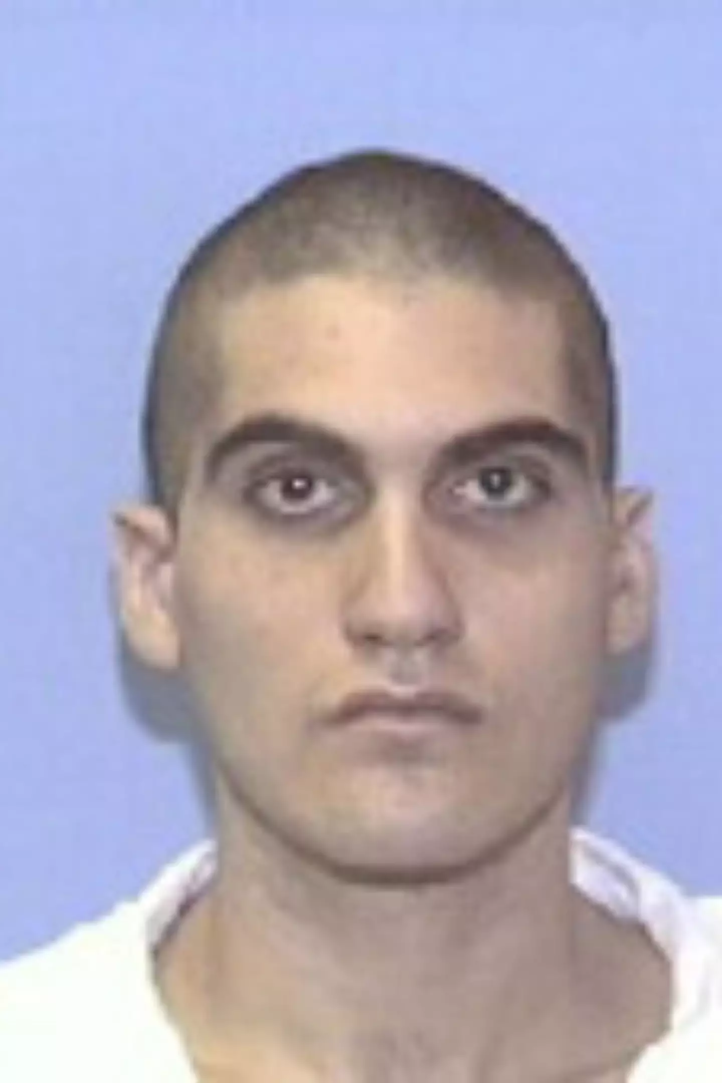 Steven Woods had a huge feast before his death via lethal injection in 2011 (TDCJ)
