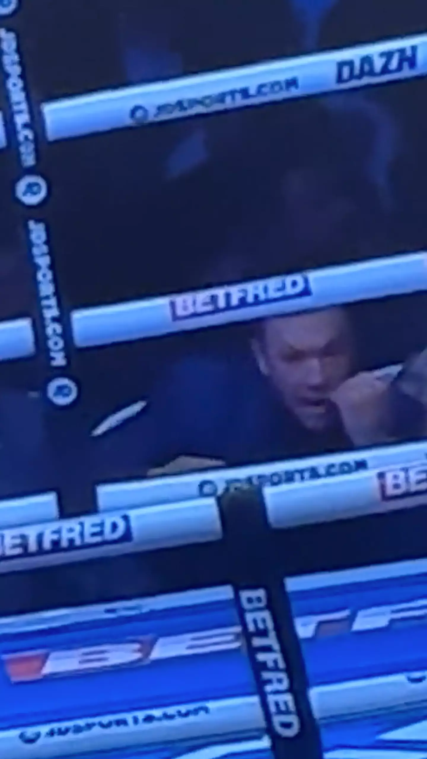 Conor McGregor is being mocked on social media after he's spotted ‘shadow boxing’ at the Anthony Joshua fight.
