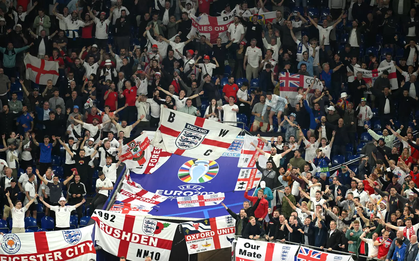 England fans will be hoping to top the group come Tuesday evening. (Matthias Hangst/Getty Images)