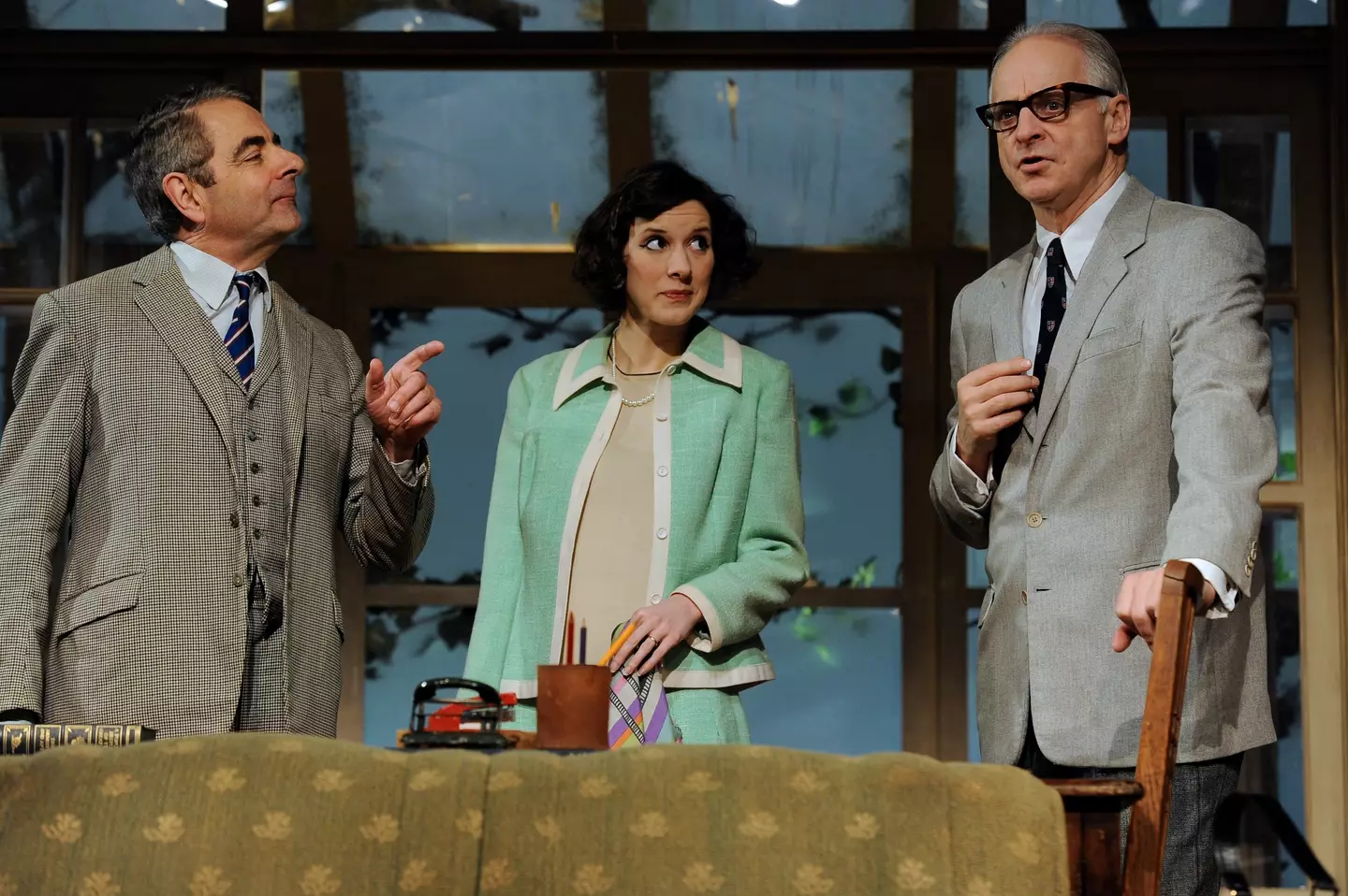 Rowan Atkinson and Louise Ford in Quartermaine's Terms (robbie jack/Corbis via Getty Images)