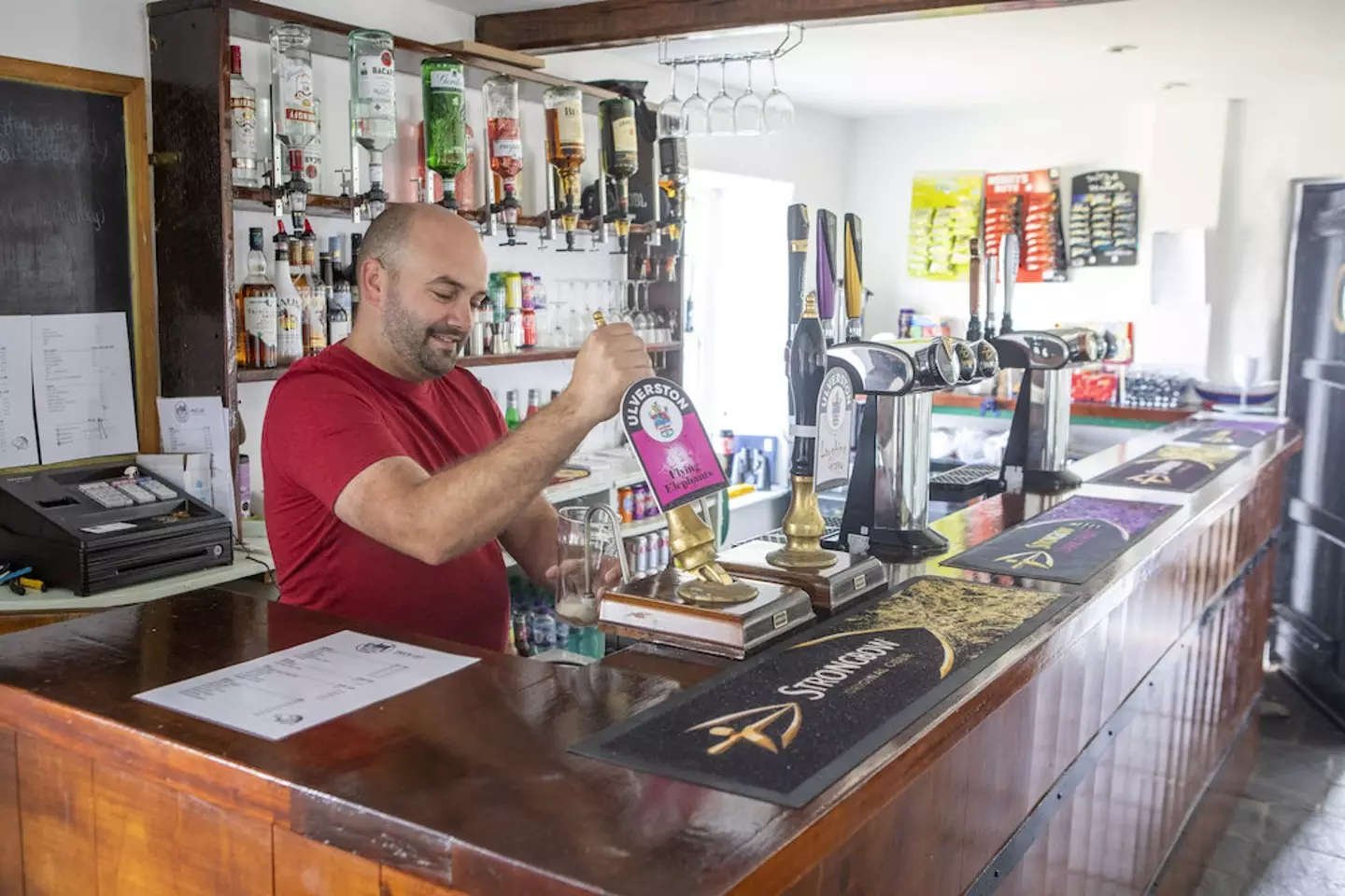 Aaron will now help to maintain The Ship Inn.