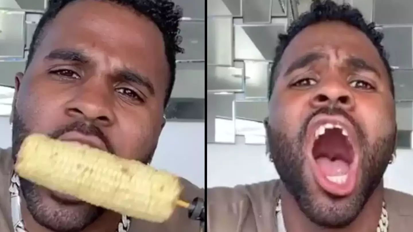 Jason Derulo knocked out his teeth eating corn with drill in bizarre TikTok video