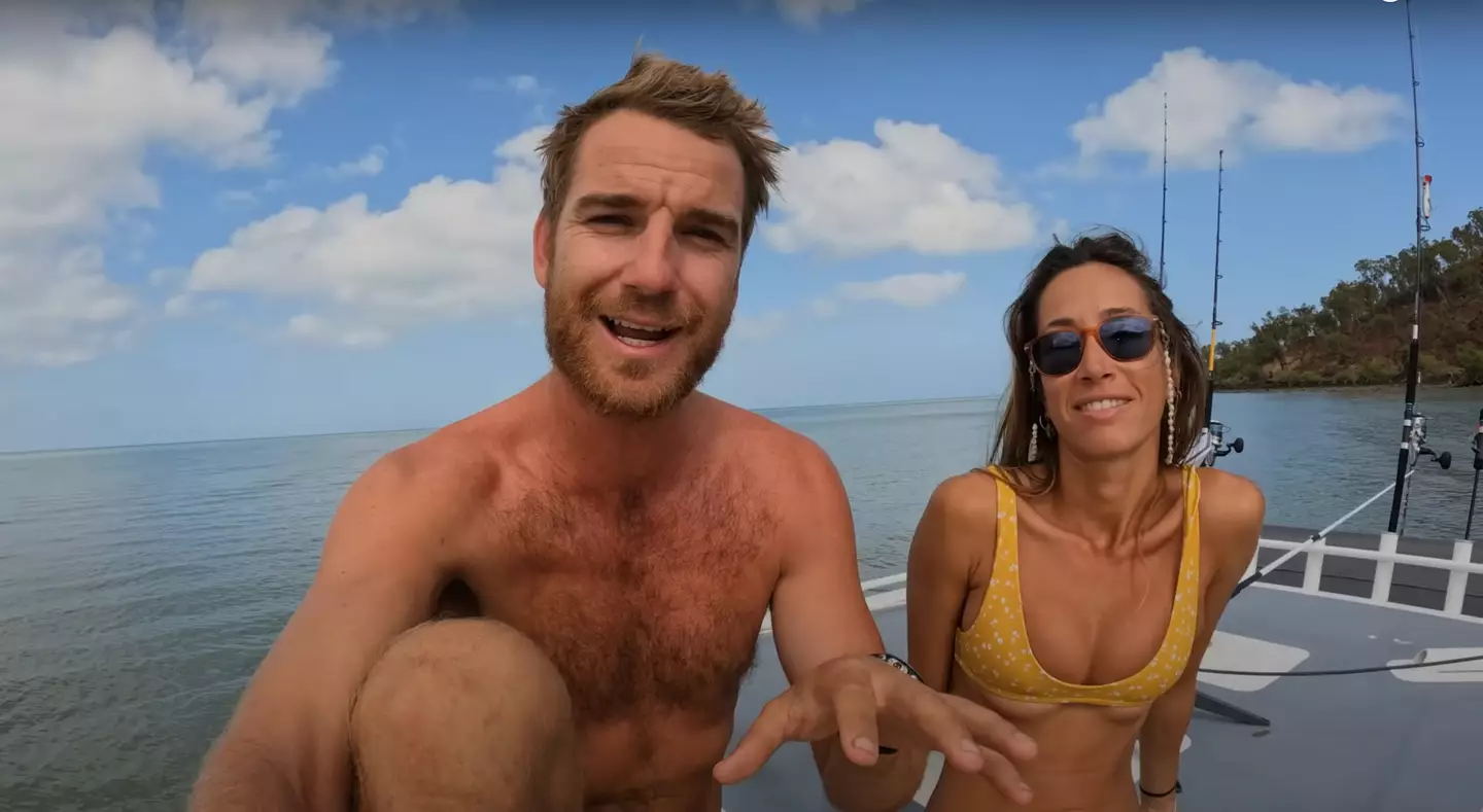 The couple are known for exploring islands off the coast of Australia (Youtube/B2B Castaways (Strick and Fran))