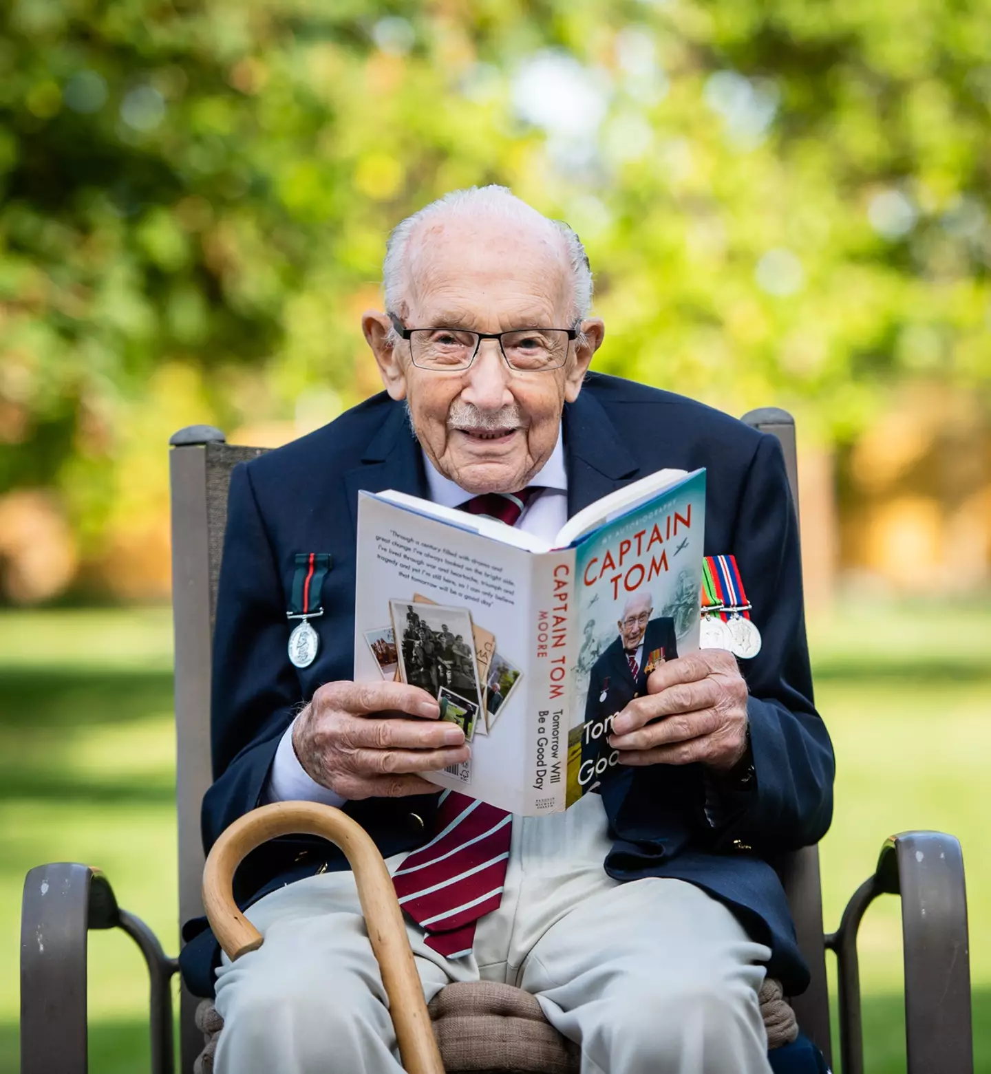 Captain Tom's books sold thousands of copies.