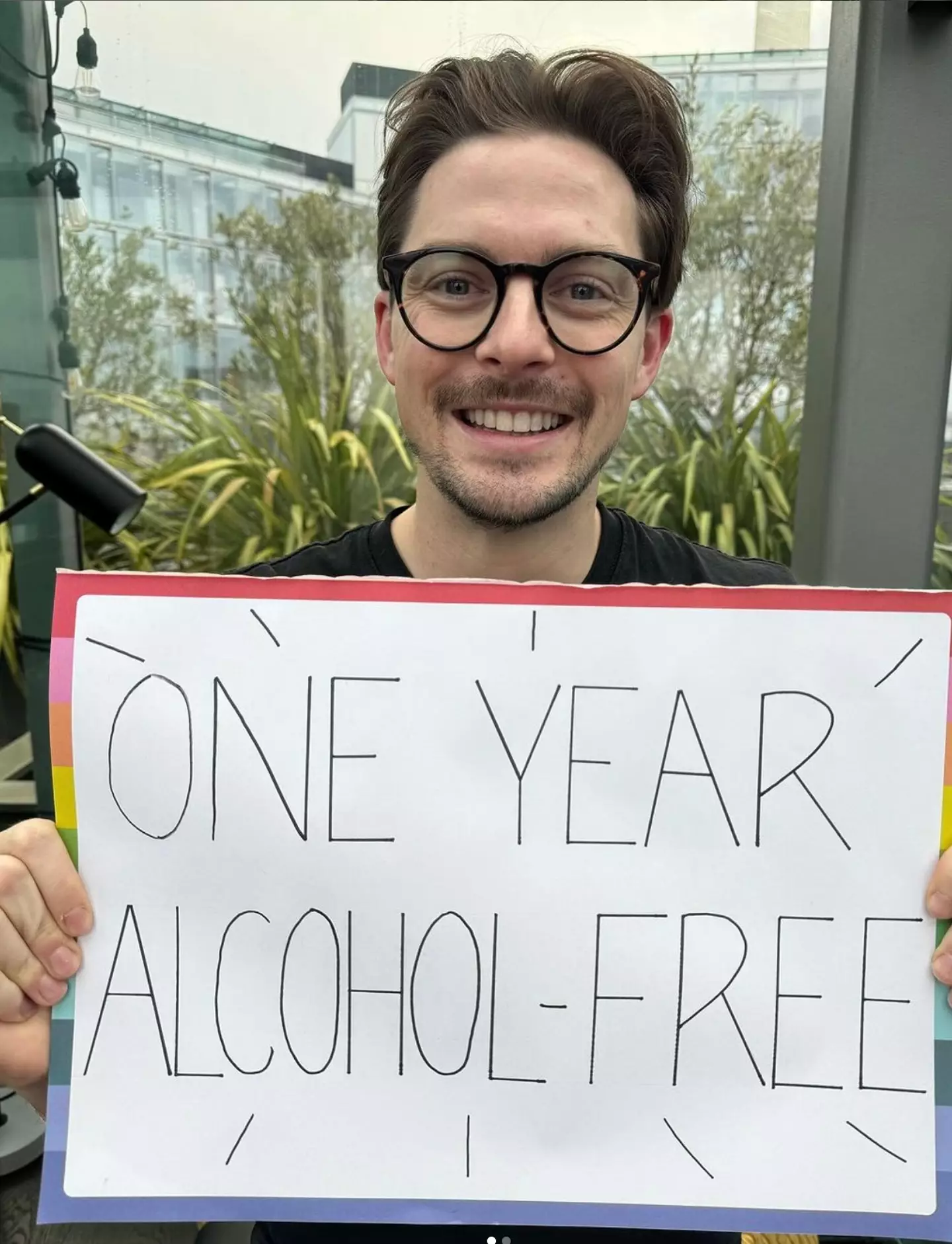 Dr Alex celebrated one year of sobriety in December 2023.