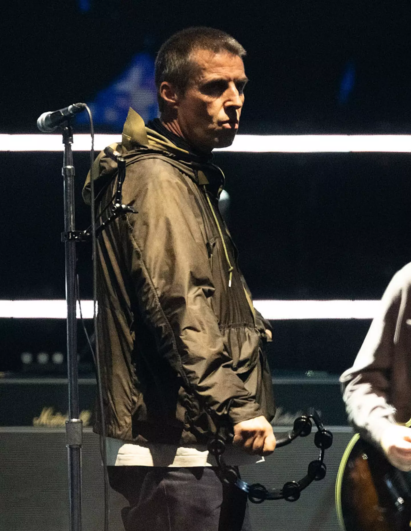 Oasis' Liam Gallagher made a dig at Coldplay after the 'kiss-cam couple' went viral on social media (Samir Hussein/WireImage)