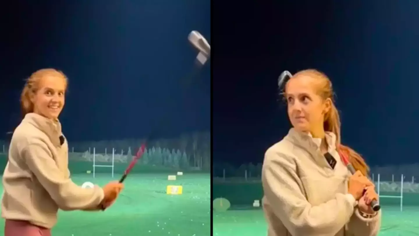 Golf pro explains why she reacted the way she did after man 'who's played for 20 years' told her how to swing