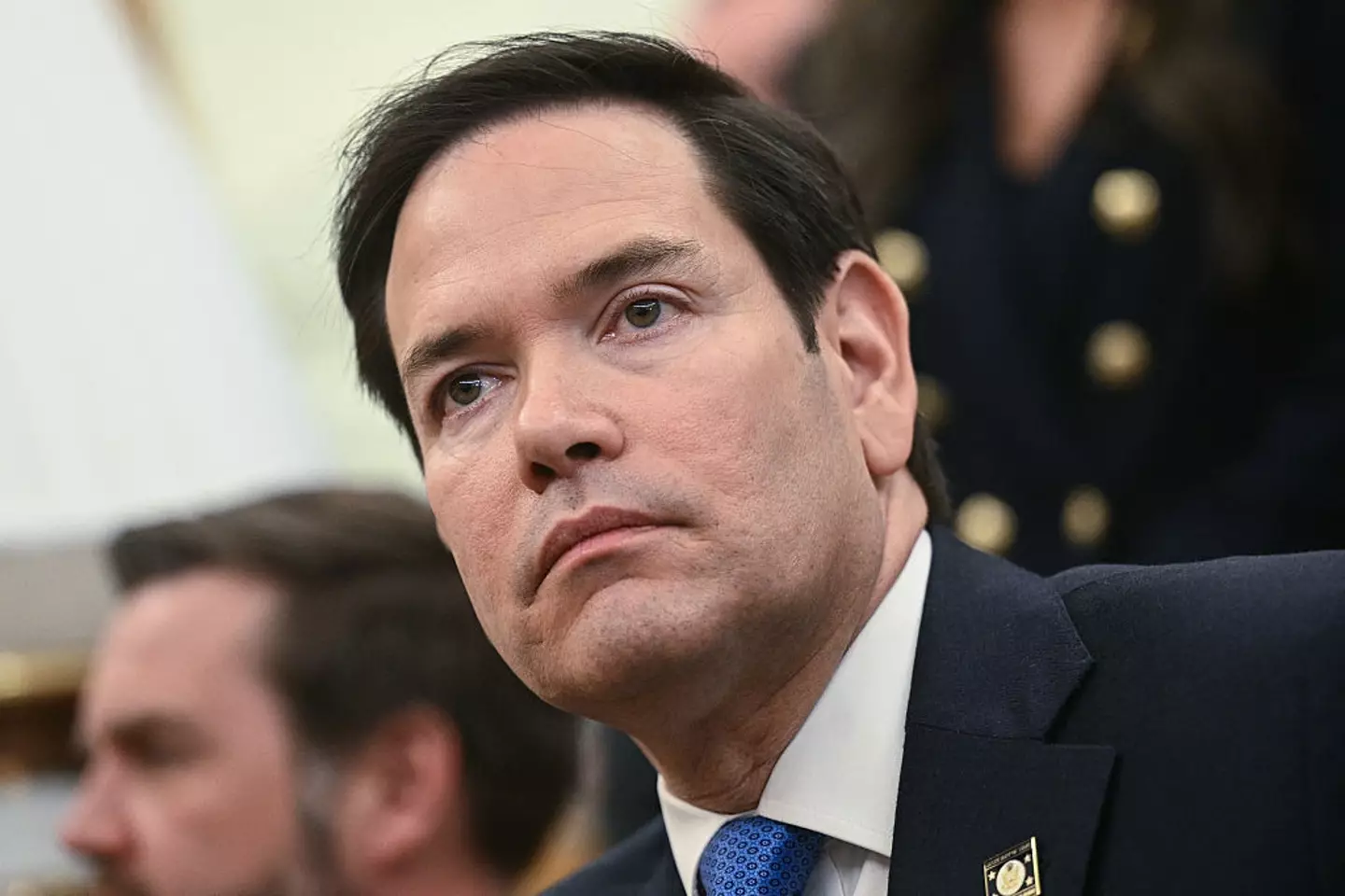 The US Secretary of State has opened up about the possibility of abandoning peace talks between Russia and Ukraine (BRENDAN SMIALOWSKI/AFP via Getty Images)