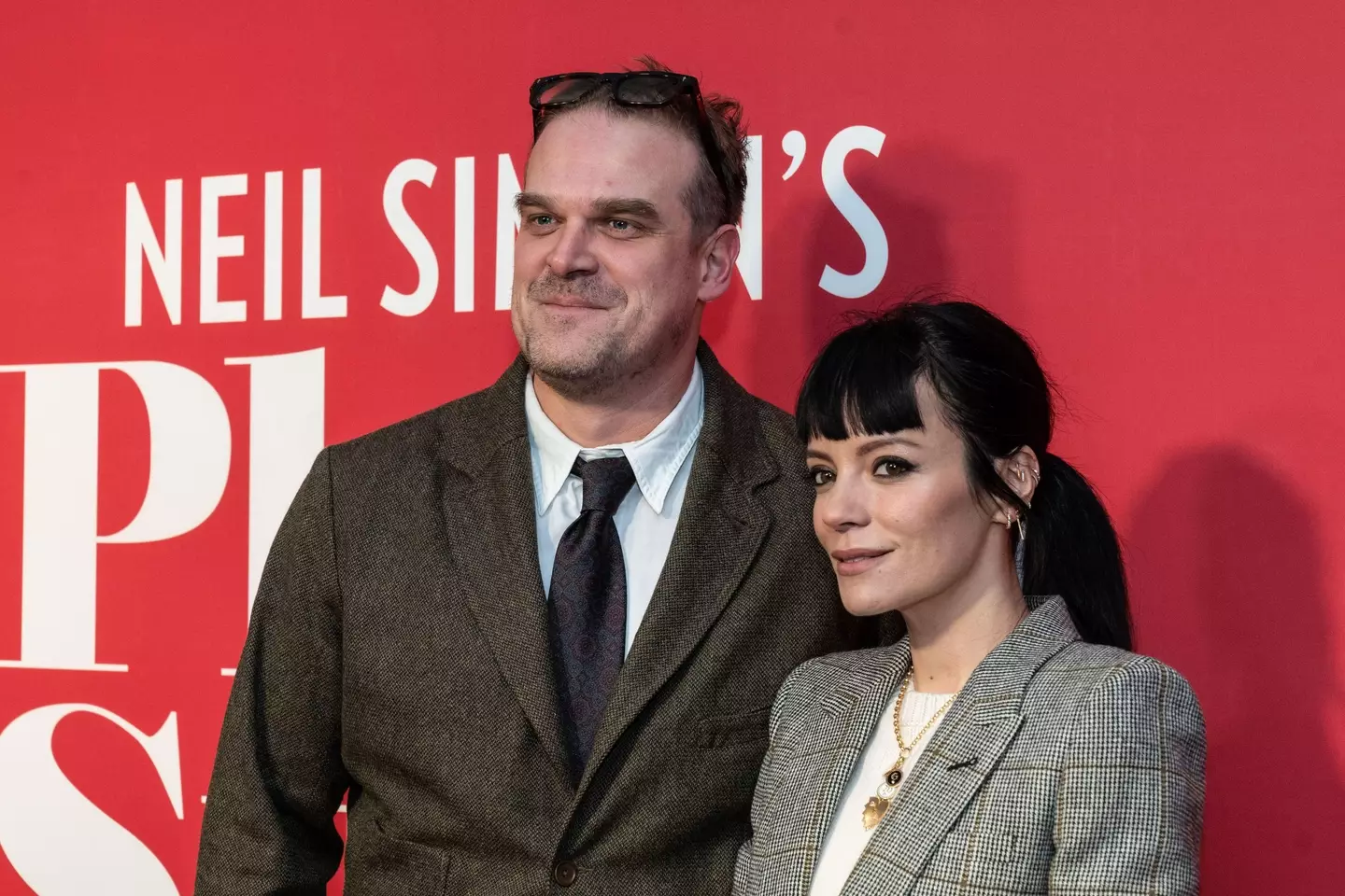 Lily Allen and husband David Harbour.