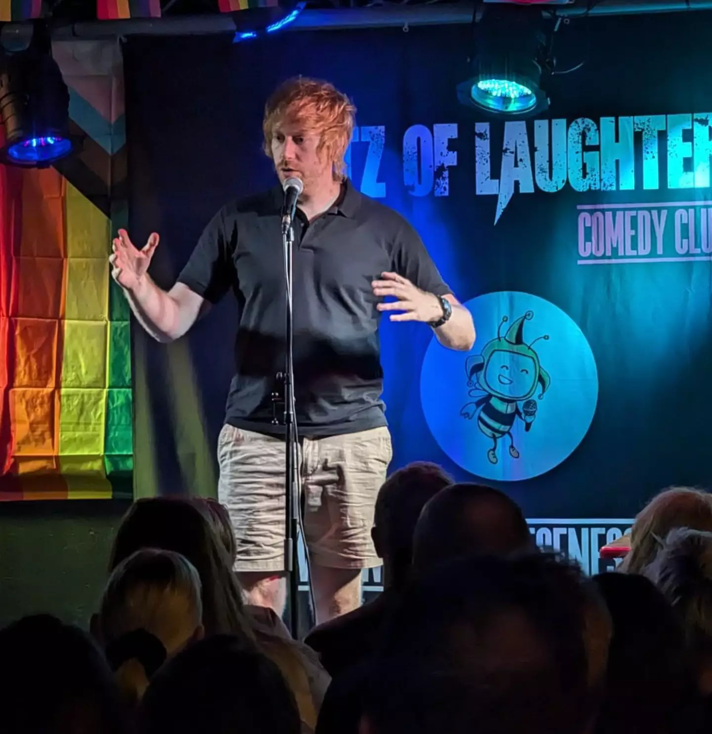 As well as performing at the Fringe, Simmons is also juggling a 200-date UK tour. (Instagram/@jokeswithmark)