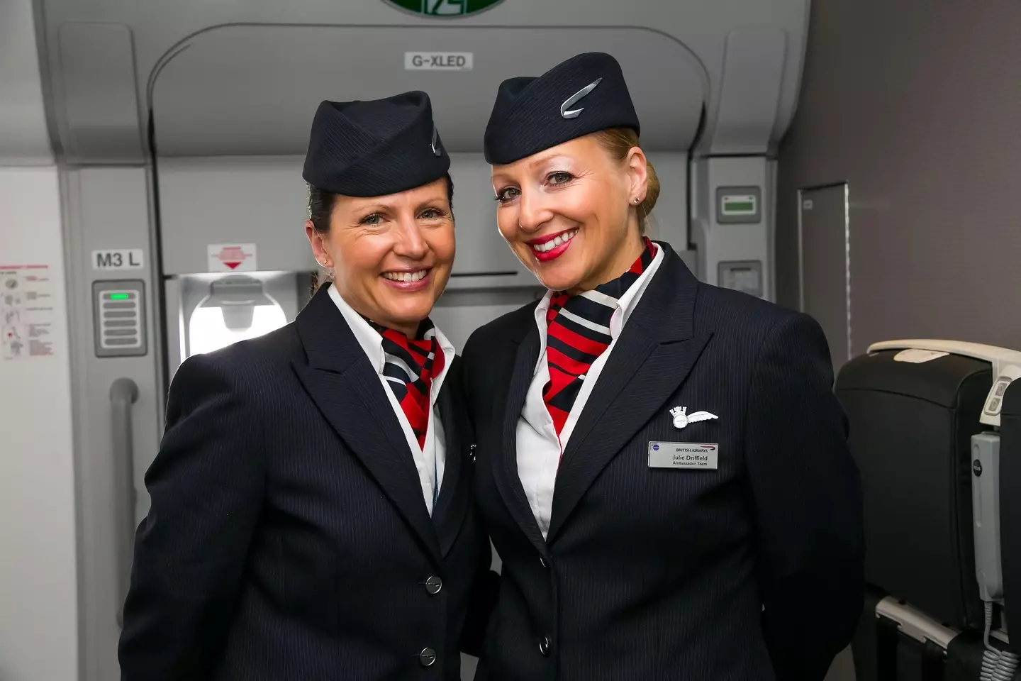 BA flight crew.