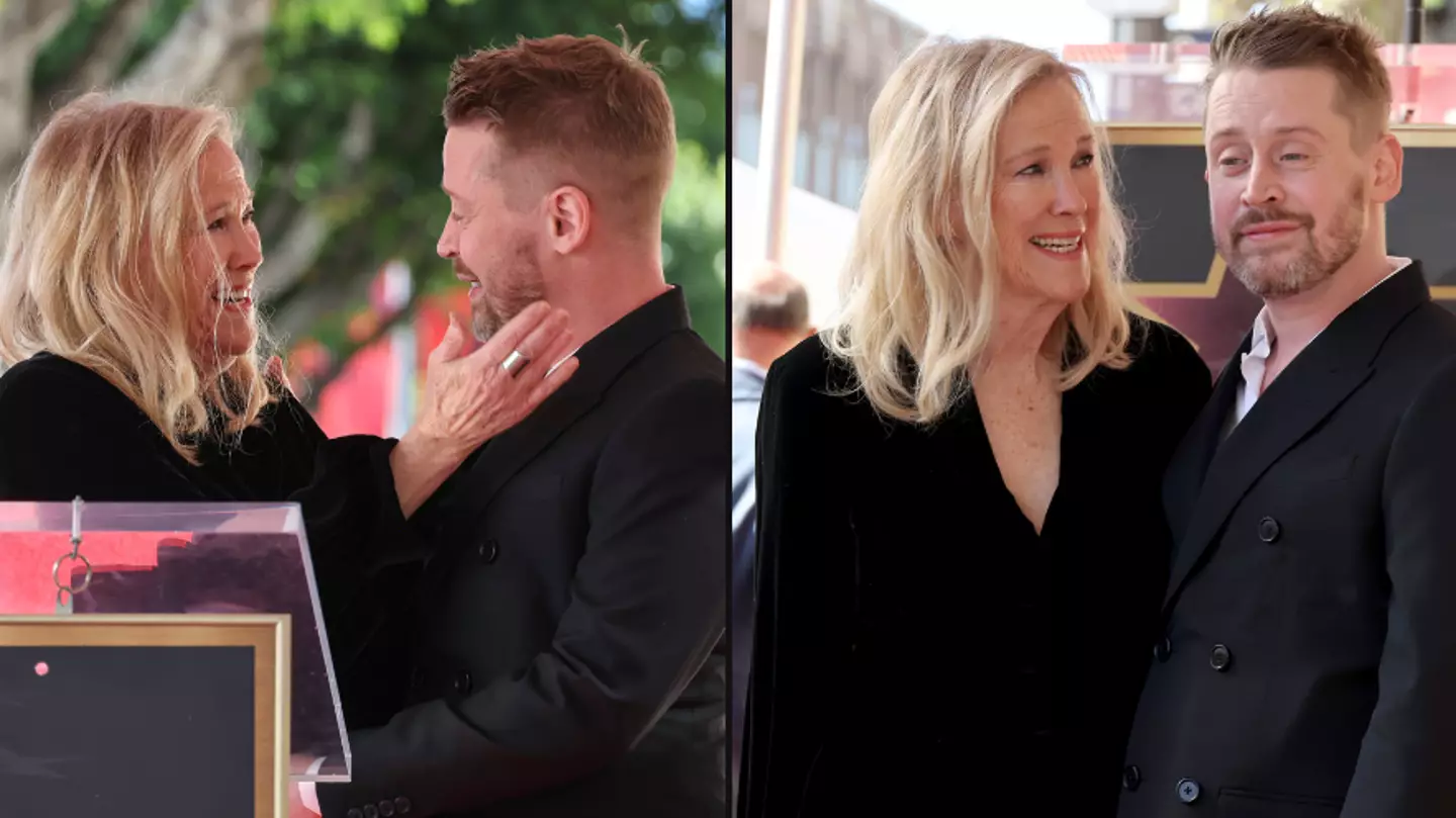 Macaulay Culkin in tears after reuniting with Home Alone co-star at Hollywood Walk of Fame ceremony