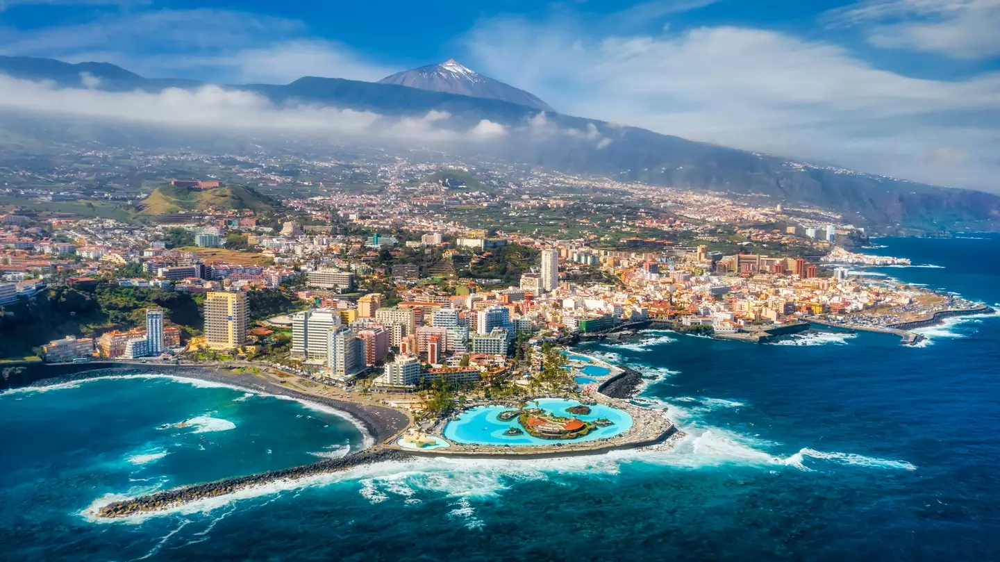 Tenerife from the skies (Getty Stock Images)