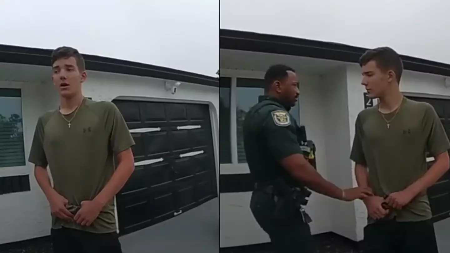 Chilling warning from teen son who allegedly murdered his mother after she bailed him out for killing father