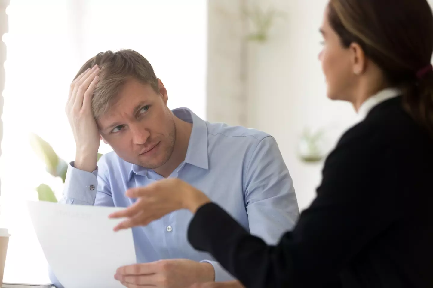"That was a secret test of character and you failed." (Getty Stock Photo)